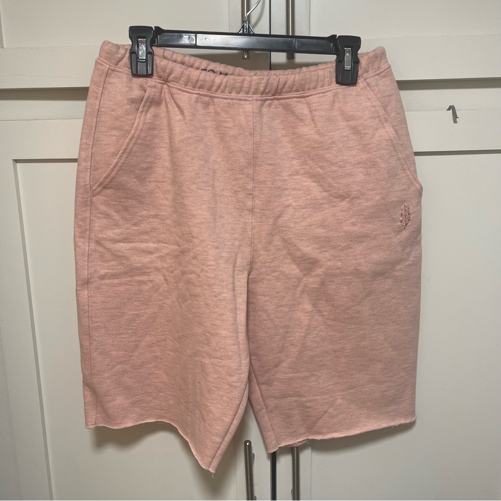 Free People Fp movement For The Win Long Shorts in Pastel Peach Sz M NWT $58 - Picture 2 of 7